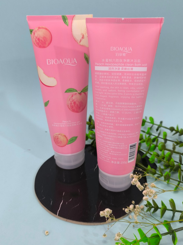 خرید نمک بدن هلویی بیوآکوا