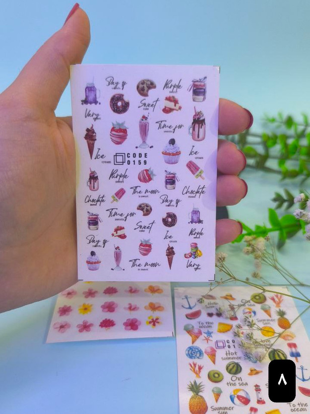 بهترین مدل استیکر ناخن خرید در گالری دریا استیکر ناخن