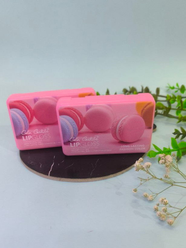 خرید پک رژ مایع ۶ عددی کالر کاستل طرح ماکارون