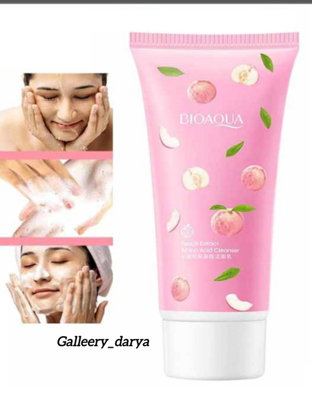 فوم شستشو هلو بیوآکوا