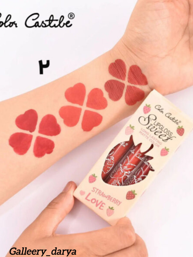 خرید رژ سه عددی بارنگ کیوت و باربی تور کالر کاستل