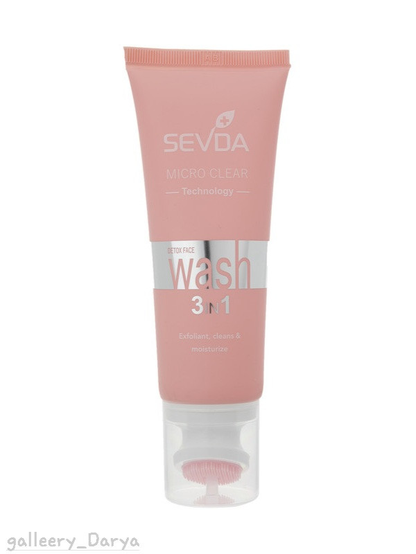 ژل شستشوی و لایه بردار سودا sevda براش دار