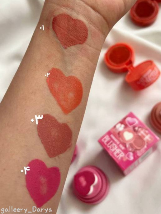 قیمت خرید کوشن خیس گونه استمپی مدل قلبی