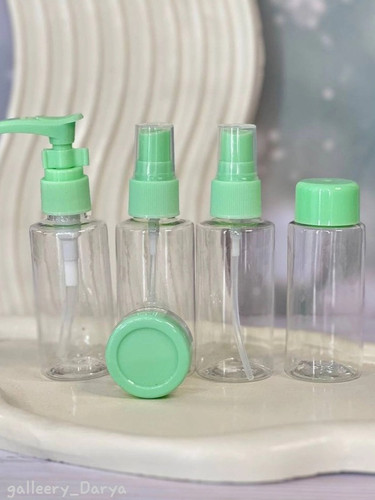 خرید ظروف آرایشی 5 تکه رنگ سبز