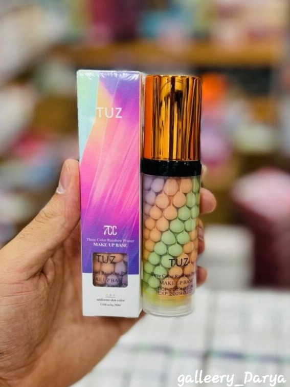 خرید پرایمر رنگین کمانی توز TUZ زیر ساز آرایش برای یک دست کردن پوست