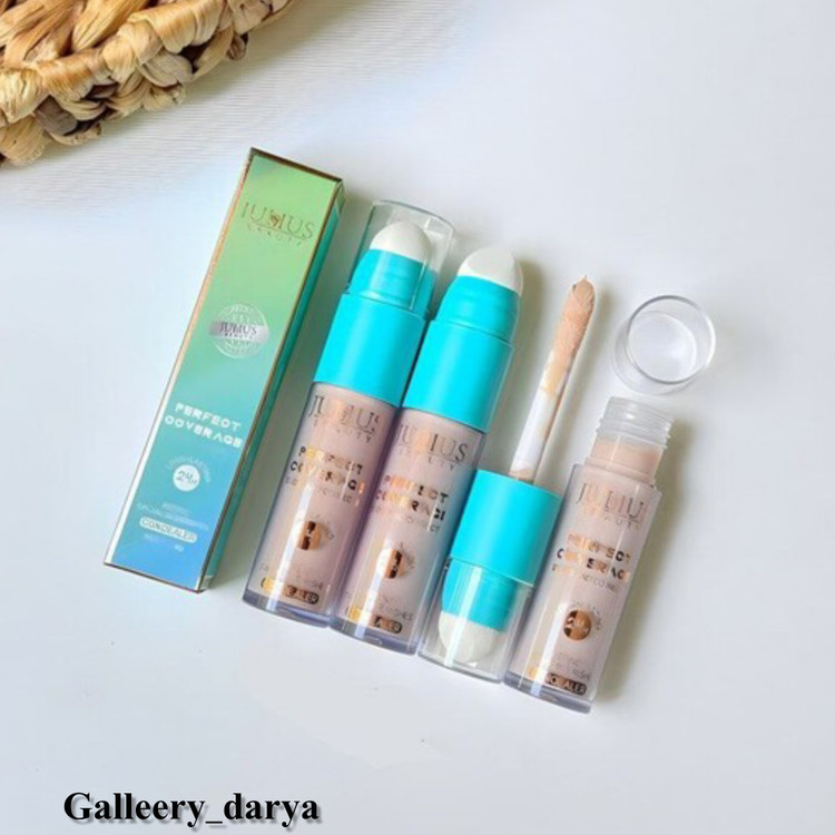 قیمت خرید کانسیلر مایع پد دار ژولیوس بیوتی Julius Beauty بافت سبک و نرم