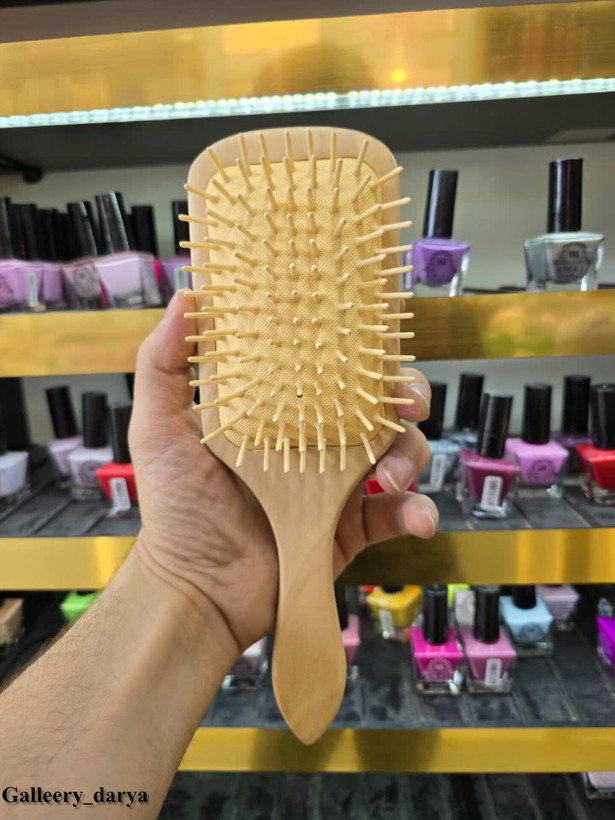 خرید برس چوبی اصل بامبو بدون ایجاد گره خوردگی در مو