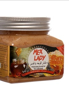 قیمت خرید اسکراب شنی صورت و بدن مکس لیدی Maxlady رایحه عسل حجم 300mg