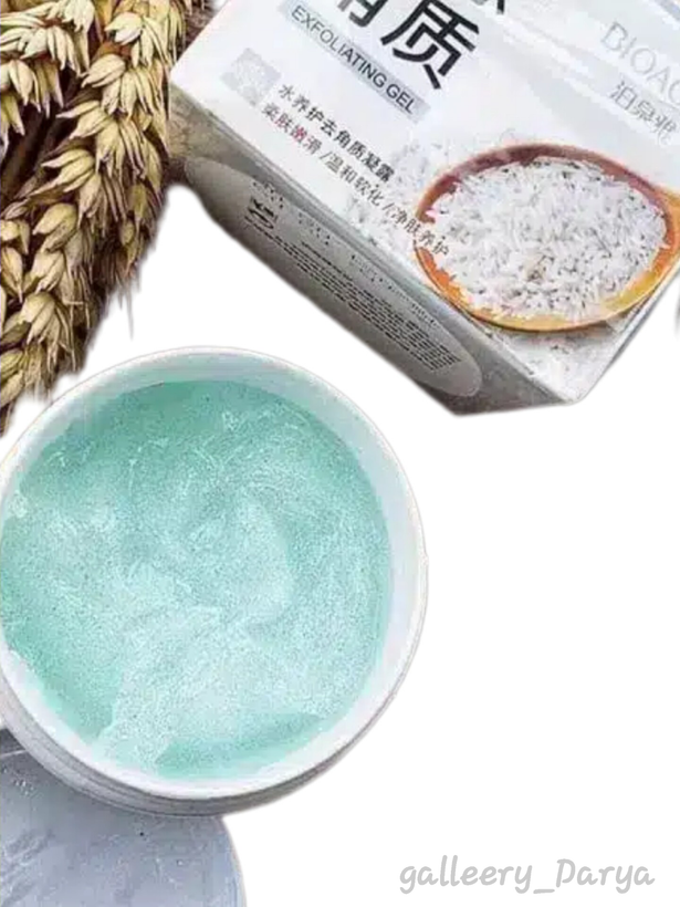 خرید آنلاین ژل اسکراب و لایه بردار و روشن کننده پوست صورت برنج حجم 140 بیوآکوا BIOAQUA