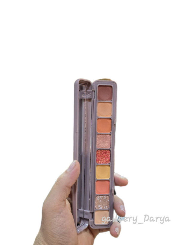 بهترین محصولات هدی موجی HUDAMOUI پالت سایه انگشتی با 9 رنگ کاربردی و با بافتی نرم و ابریشمی و ضد آب و ضد حساسیت