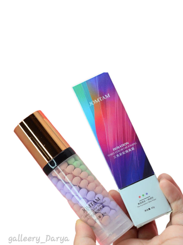 خرید آنلاین پرایمر رنگین کمانی جومتام Jomtam مواد پرایمر کاملا غلیظ و یکدست و آبرسانی قوی پوست