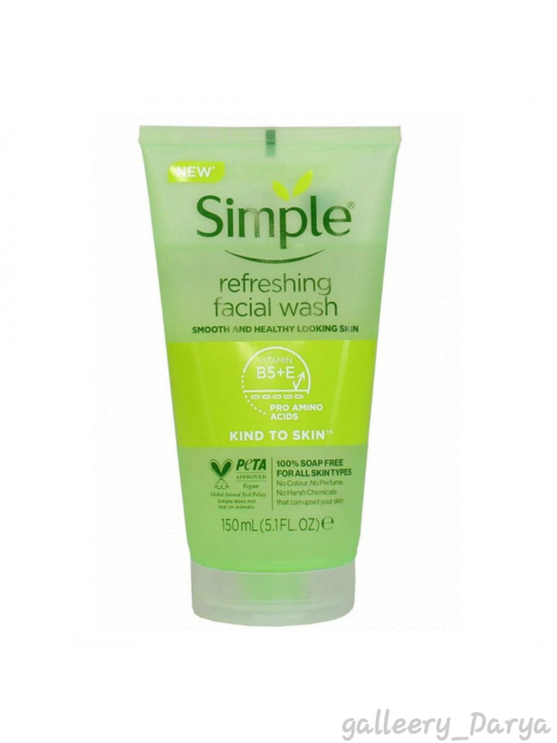 قیمت خرید اینترنتی ژل شستشوی سیمپل Simple مناسب پوست های چرب و مختلط