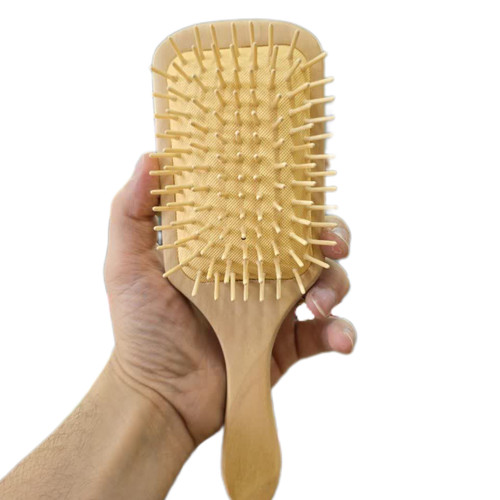 خرید برس چوبی اصل بامبو حفاظت سلامت پایدار مو