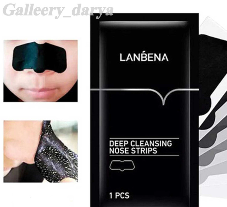 پایین ترین قیمت چسب بینی لانبنا LANBENA همراه با ذغال فعال بامبو