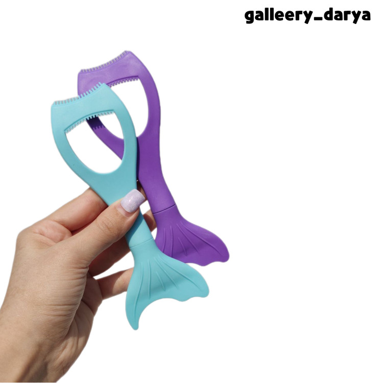 شابلون مژه و گارد ریمل در دو رنگ محبوب بنفش و آبی پر طرفدار. مناسب تمام سنین