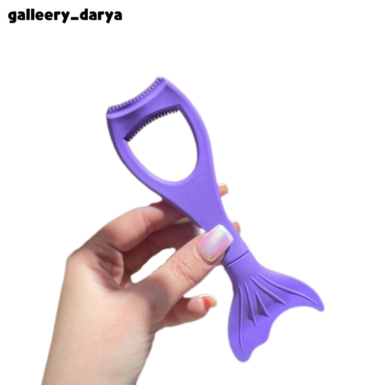 قیمت خرید شابلون مژه و گارد ریمل بنفش. کمک برای کشیدن خط چشم براحتی.