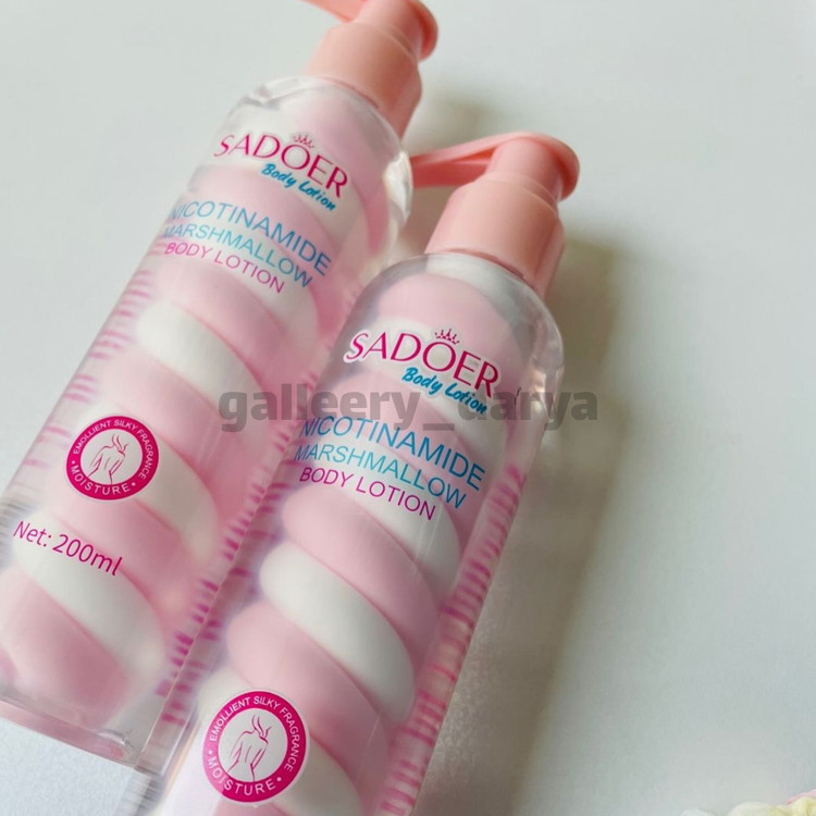 قیمت خرید اینترنتی لوسیون بدن مارشمالو صورتی سادور در سایت گالری دریا