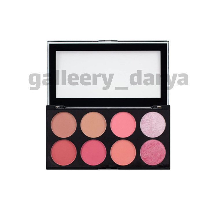 پالت رژگونه. بیواستار biostar. رنگ بندی پرطرفدار. 8 رنگ در یک پالت رژگونه. رنگبندی کاربردی.