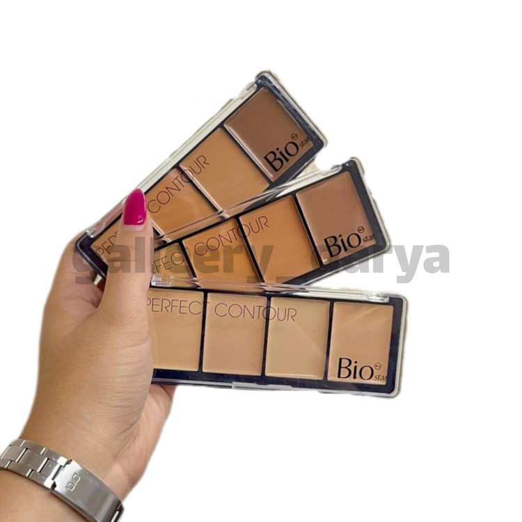 پالت کانسیلر و کانتور چرب. بیواستار biostar. در چهاررنگ در پالت.