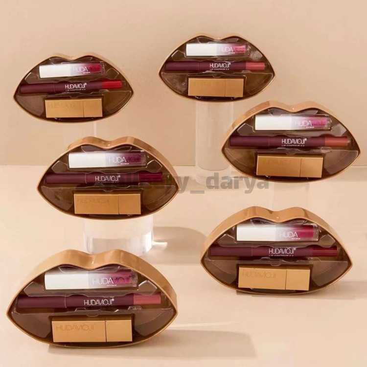 خرید پک رژ سه عددی هدی موجی