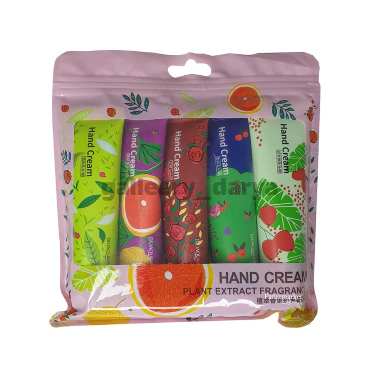 خرید پک ۵تایی کرم دست میوه ای برند بیوآکوا BIOAQUA