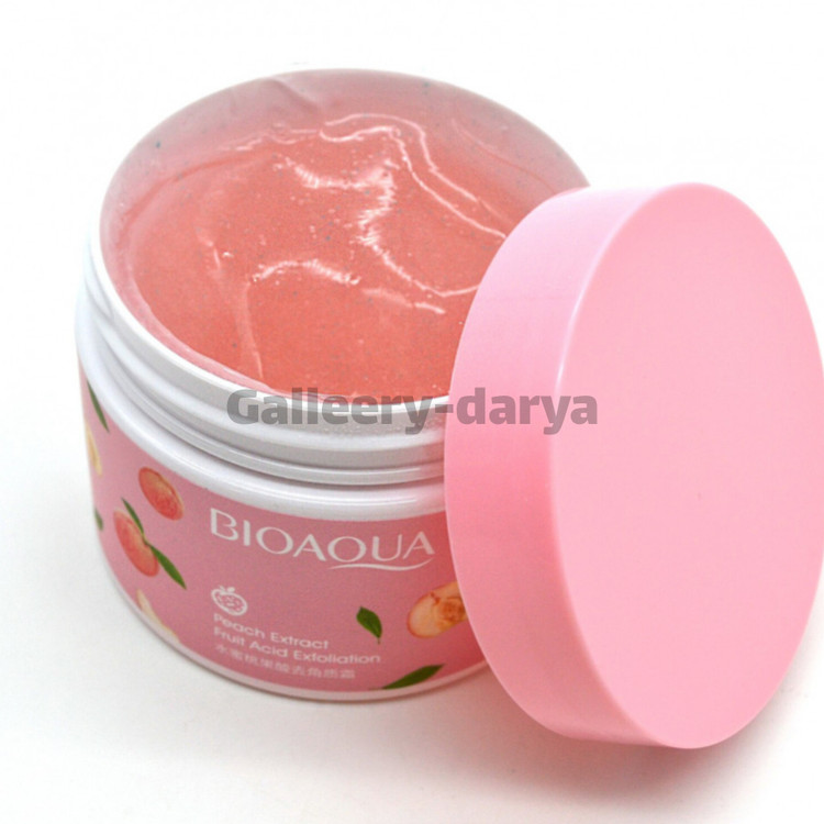 خرید اسکراب صورت هلویی بیوآکوا BIOAQUA لایه برداری ملایم پوست