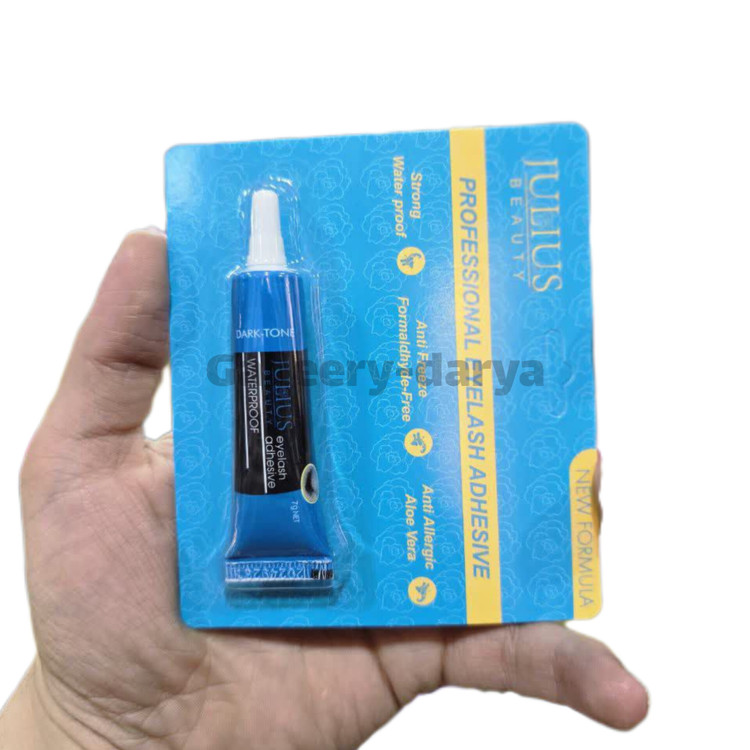 چسب مژه مشکی برند جولیوس بیوتی JULIUS BEAUTY حجم ۷گرم