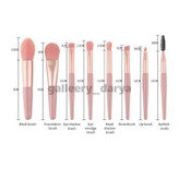 خرید ست براش ۸تکه مینی فیکس با رنگ های پاستیلی و طول و اندازه آنها