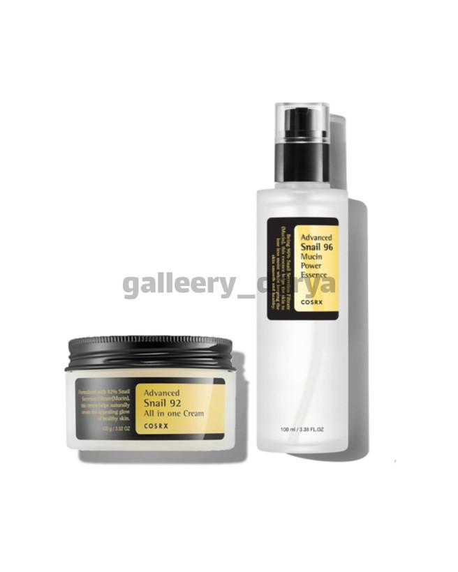 خرید پک اصل کرم مرطوب کننده دست و صورت و اسنس حلزون کوزارکس Cosrx