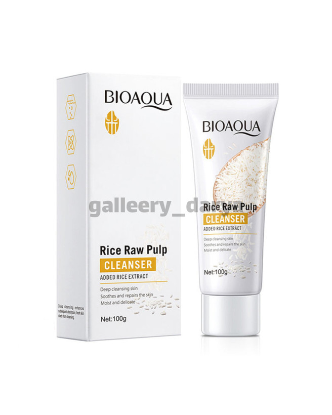خرید فوم شستشو صورت مناسب استفاده روزانه برنج بیوآکوا BIOAQUA