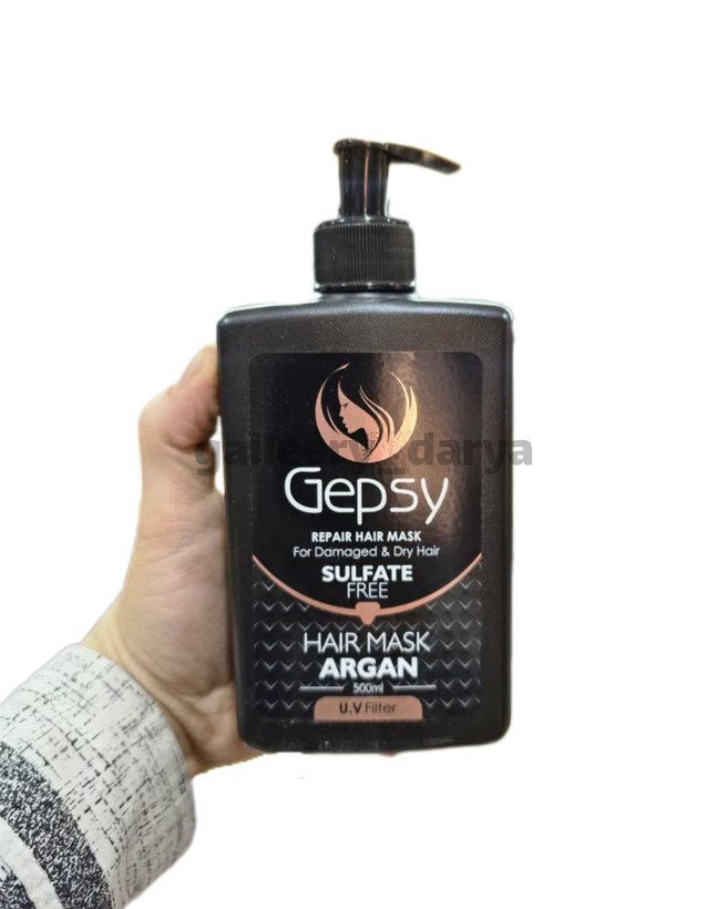 خرید ماسک موی فری سولفات آبکشی جیپسی مناسب موهای خشک ، آسیب دیده ، شکننده ، کراتینه ، دکلره شده حجم ۵۰۰ میلی لیتر