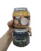 خرید اسکراب شنی بدن و صورت k.k در عصاره های نارگیل و نعناع سیاه