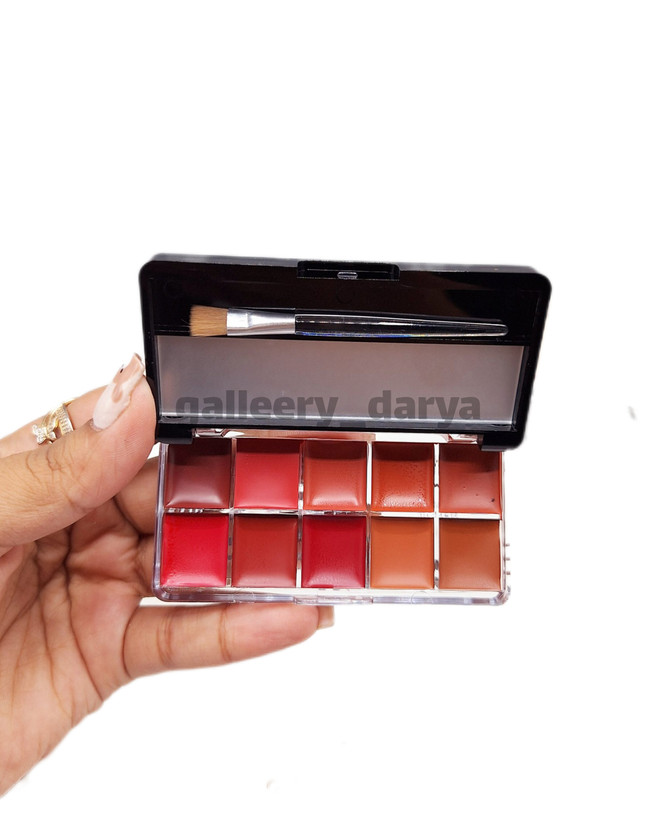 خرید پالت رژلب همراه با براش و آینه آرت اسکین artskin کد A