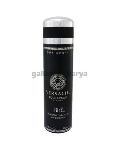 اسپری بدن مردانه برند بیواستار biostar رایحه VERSACHE POUR HOMME