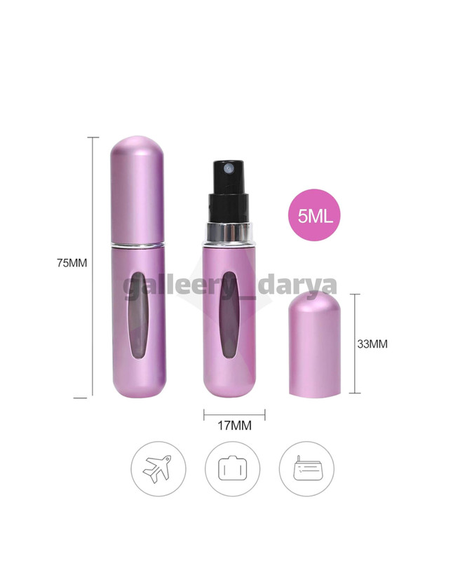 اتومایزر عطر و ادکلن صورتی