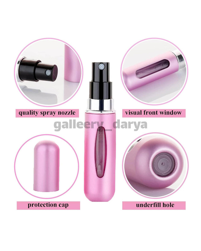 اتومایزر عطر و ادکلن صورتی