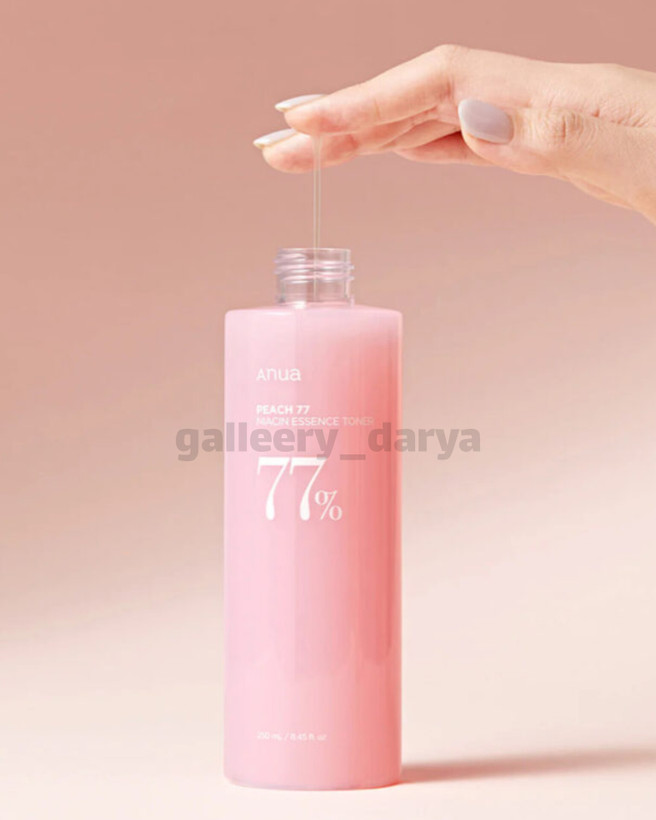 تونر اسنس و نیاسینامید ۷۷٪ هلو آنوا