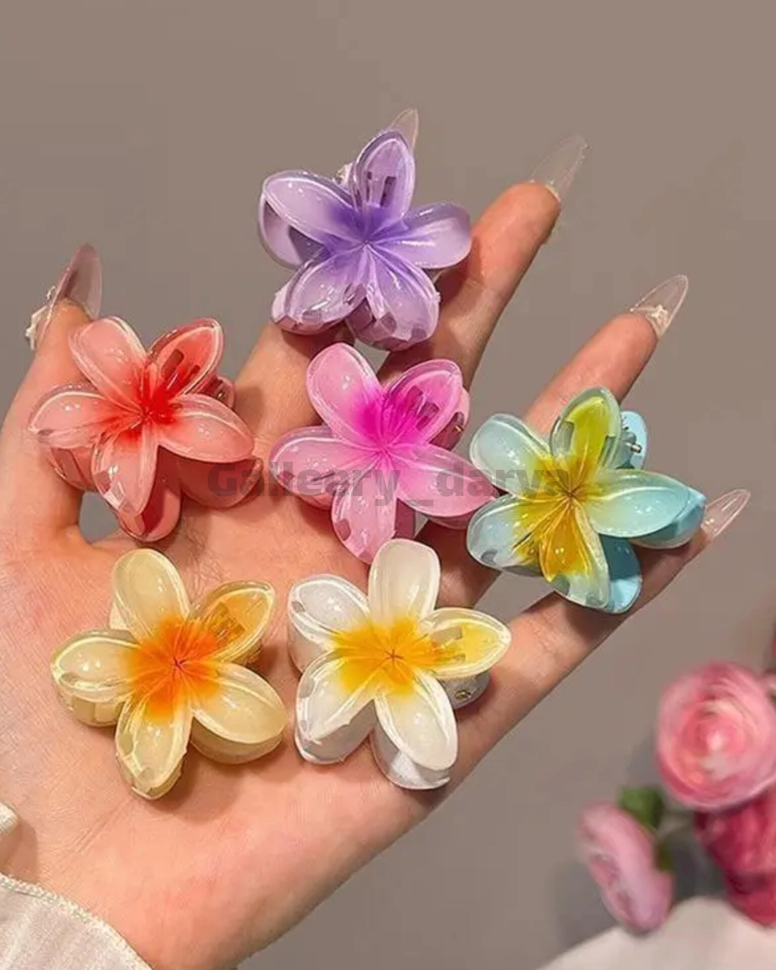مینی کلیپس پلومریا پینترستی سایز کوچک