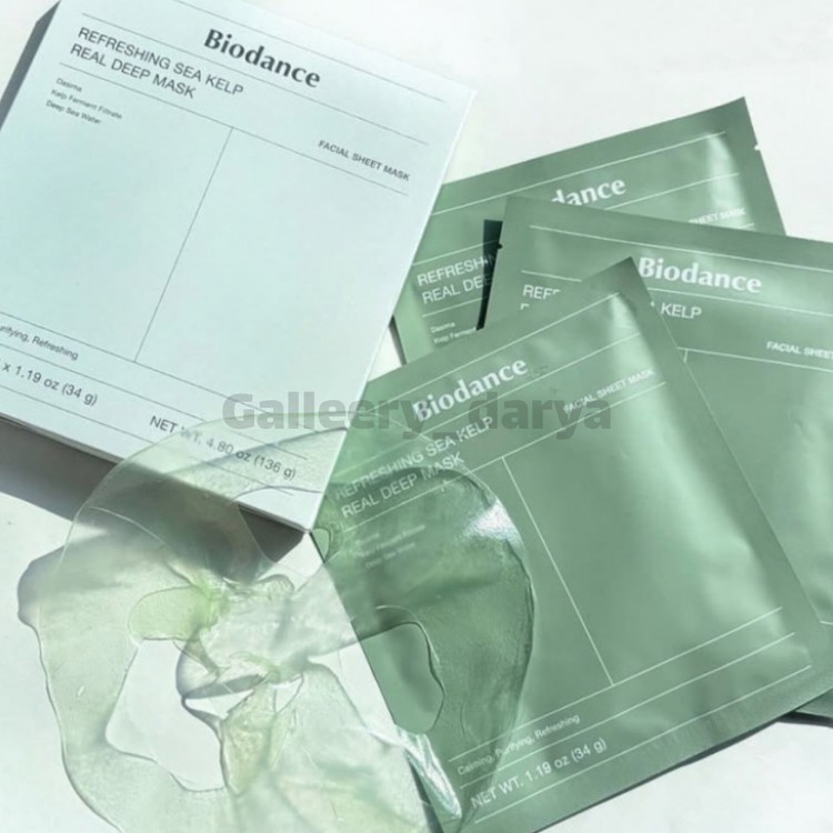 ماسک ورقه ای سبز برند بایودنس Biodance