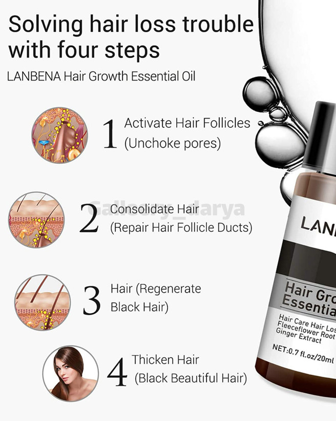 روغن تقویت کننده مو لانبنا اصل