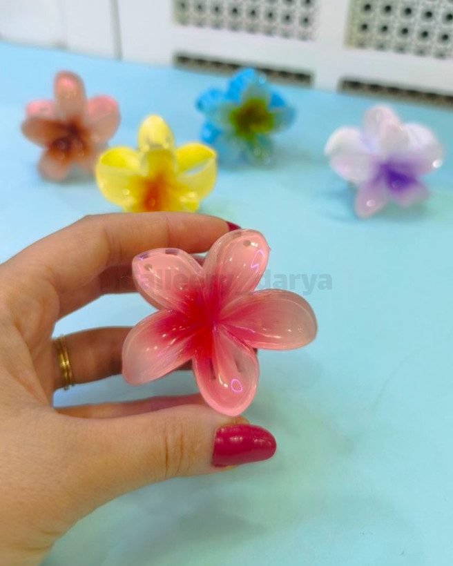 کلیپس ترنده اینستاگرام پلومریا سایز متوسط قرمز در گالری دریا