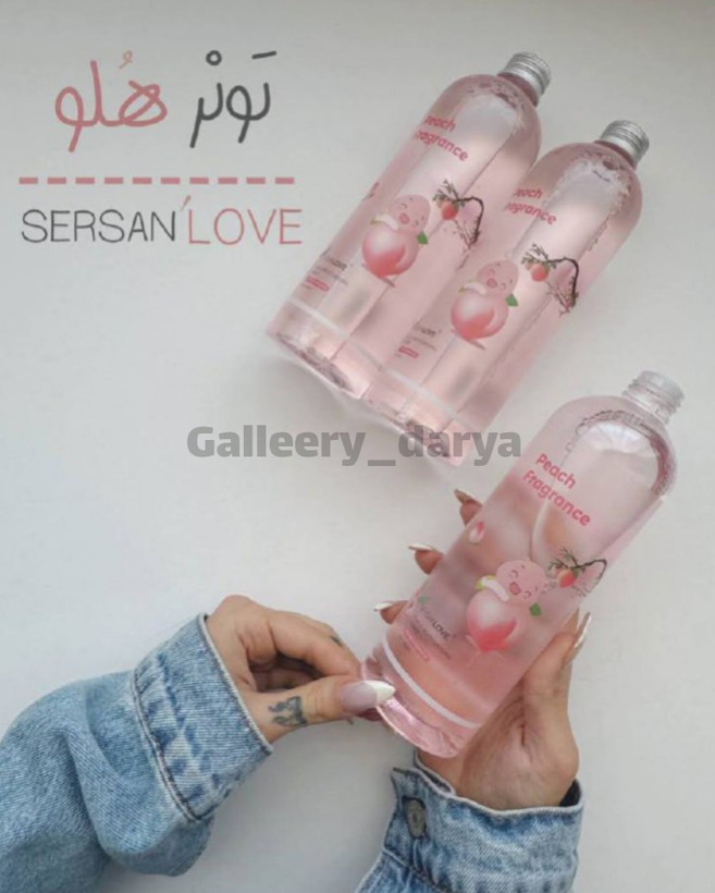 قیمت خرید آنلاین تونر هلویی سرسان لاو SERSAN LOVE سفیدکننده و پاک کننده منافذ