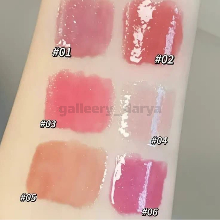 خرید غیرحضوری لیپ پلامپر یا لیپ گلاس جامد Gege Bear در شش رنگ جذاب و ملایم و دخترونه در سایت گالری دریا