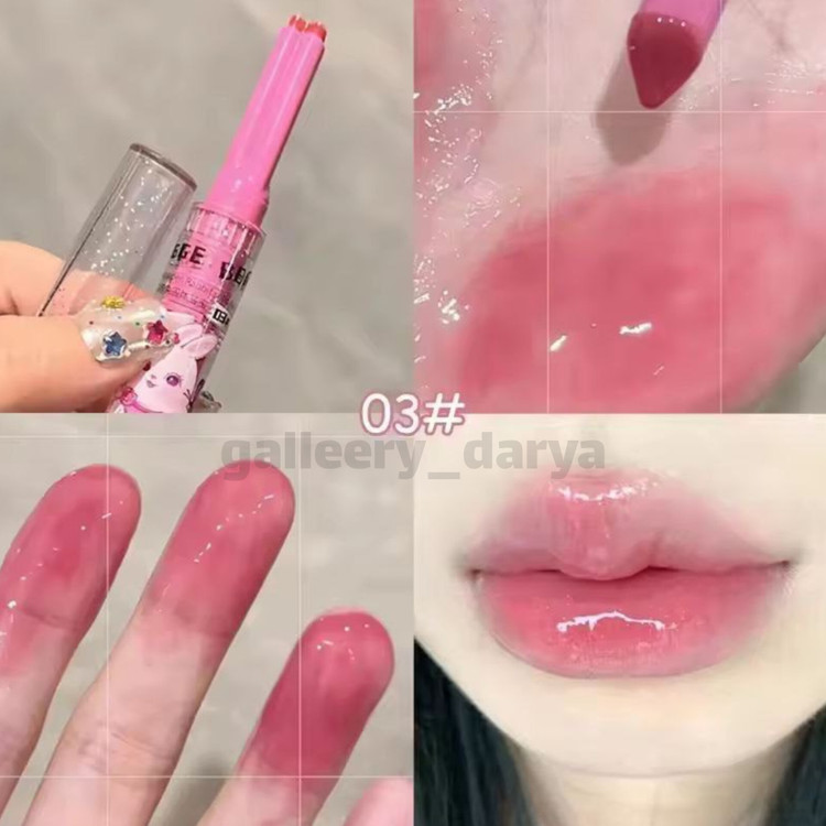 خرید اینترنتی لیپ پلامپر برند Gege Bear شماره ۰۳ با بافتی نرم و سبک. ایجاد حجم روی لب. برقی ملایم. رنگی صورتی و دخترونه در گالری دریا