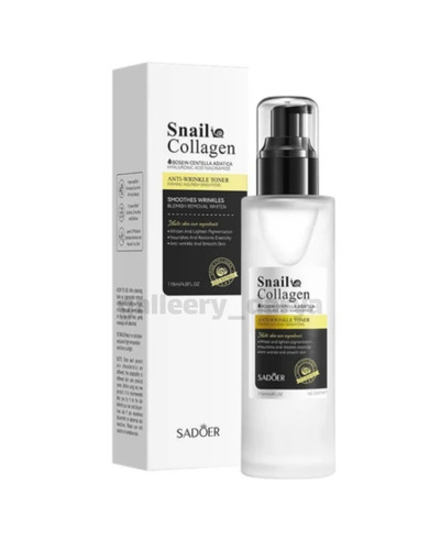 خرید تونر کلاژن حلزون سادور با کیفیت بالا و از بین بردن جای جوش و لک و چروک و خطوط ریز از سایت گالری دریا